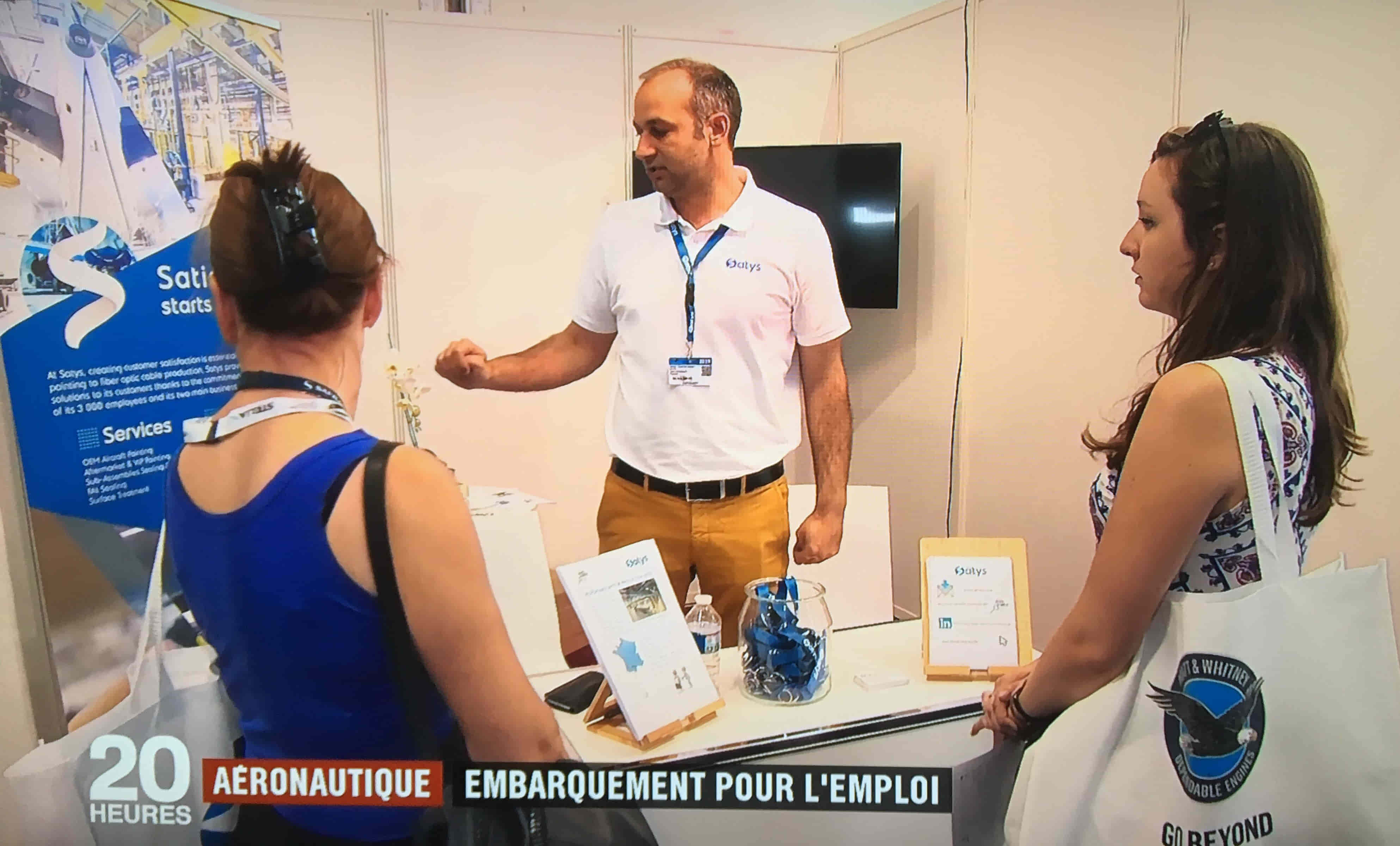 Salon du Bourget : succès de notre stand emploi-formation